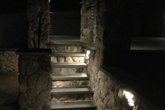 Stone Steps with Lighting